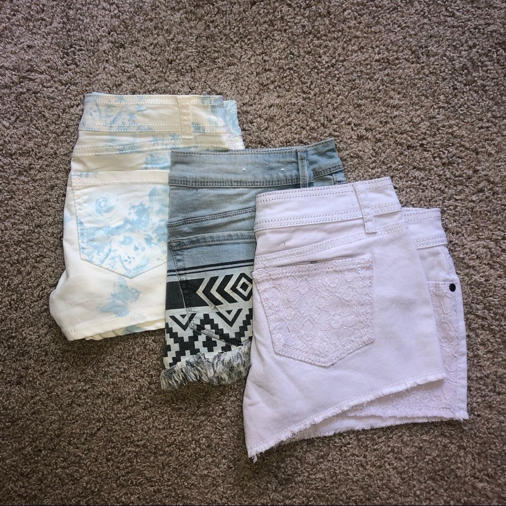 bundle of cute jean shorts!